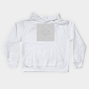 Line Art Trellis Work Kids Hoodie